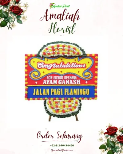 Bunga Papan Congratulation di Ancol